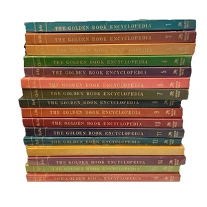 Vintage 1960 Golden Book Encyclopedia Complete Full Set 1-16 Volumes - Bild 1 von 10