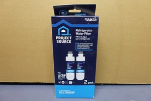 Filtro de agua para refrigerador Project Source 3846781 L-5-2 se adapta a LG LT1000P - Paquete de 2 - Imagen 1 de 6