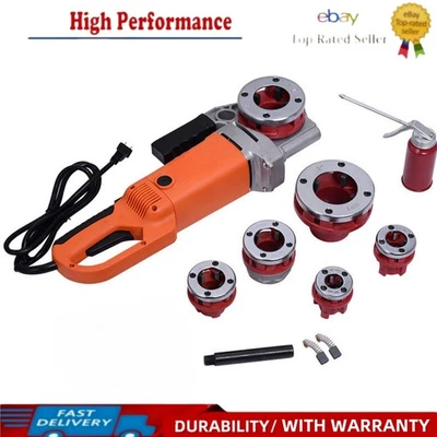High-power Handheld Electric Threading Machine Pipe Tapping Reamer Tool - Image 1 of 4