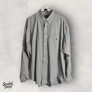Ralph Lauren Mens Plaid Shirt XL Made in USA 100 % Cotton Casual Long Sleeve M02 - Picture 1 of 3