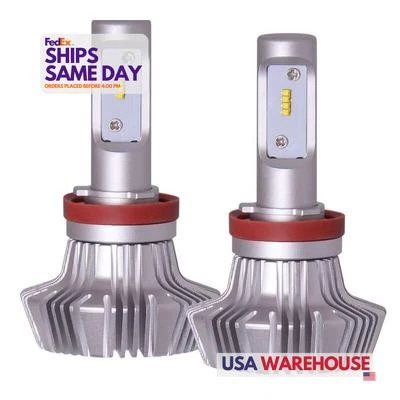 Piaa 24-17508, Two All Weather Led 4K Bulbs H8 High Performance & Racing Parts - Image 1 of 4