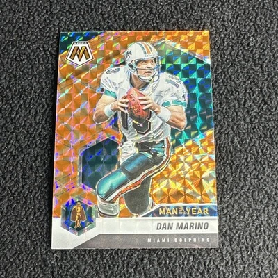 2021 帕尼尼马赛克反应橙色 Prizm #278 Dan Marino 迈阿密海豚 — 第 1/2 张图片