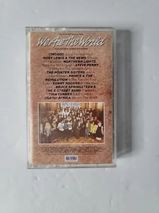 USA FOR AFRICA WE ARE THE WORLD Cassette Tape 1985 PRINCE MICHAEL JACKSON Rare - Picture 1 of 2