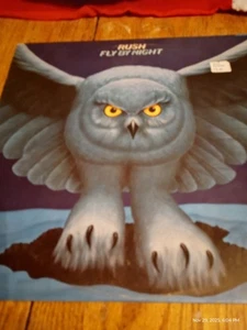 Rush Fly By Night Vintage 1975 LP Record Mercury SRM-1-1023 Inner Sleeve Lyrics - Picture 1 of 9