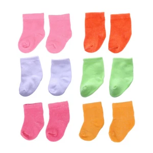 6 Pairs Doll Socks Children's Mid-tube Boy Baby Stockings for Kids - Picture 1 of 12
