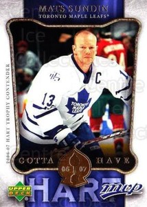 2006-07 Upper Deck MVP Gotta Have Hart #23 Mats Sundin