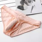 Pink Men Elephant Nose Underwear Briefs Thongs Striped Bulge Pouch Bikini -XXL