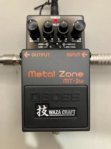 Boss MT-2W [Excellent] Waza Craft Metal Zone Distortion Guitar Effect Pedal - Picture 1 of 13