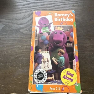 Barney - Barneys Birthday VHS 1992 The Lyons Group Tape Classic Kids Movie Film - Picture 1 of 8