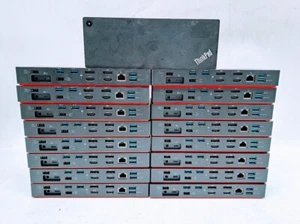 Lot of 17 Lenovo 40AN / DK1841 ThinkPad Thunderbolt 3 Gen 2 Workstation Dock - Picture 1 of 5