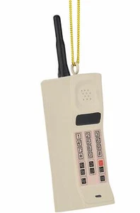 Tree Buddees Unique, Retro 80's Cell Phone Vintage Christmas Ornaments Ornament - Picture 1 of 7