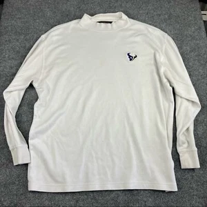 Greg Norman Houston Texans Play Dry Men's Long Sleeve Polo Shirt large - Picture 1 of 9