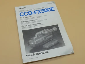 Sony CCD-F500 E Bedienungsanleitung für Video Camera Recorder - Bild 1 von 1