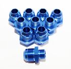 10PC AN12 M20*1.5 Oil/Fuel Line Hose End Male/Female Union BLUE Fitting Adapter