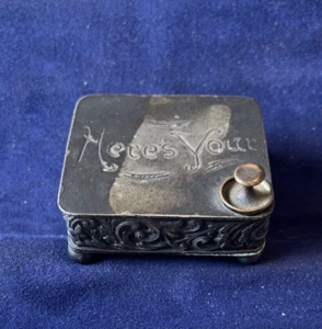 Vintage Forbes Silver Co USA Collar Button Box - Picture 1 of 11