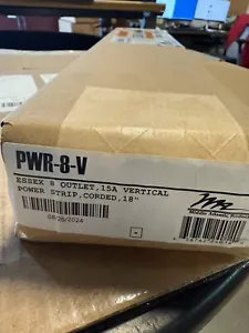NEW Middle Atlantic PWR-8-V Essex 8 Out 15A Vertical Power Strip 18" - Picture 1 of 3