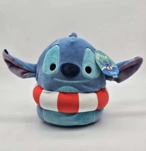 Squishmallows Disney Lilo & Stitch Piscina Natación Tubo 2024 Peluche Azul Juguete 9" - Imagen 1 de 12