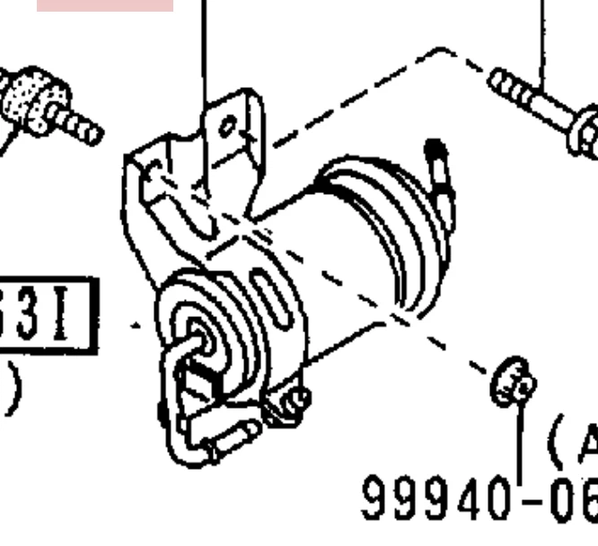 Filtro de combustible 90-97 Mazda MX-5 Miata - OEM PIEZA MAZDA - NUEVO Foto 1 de 1