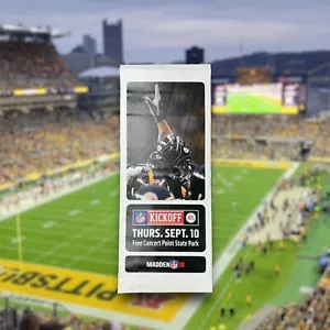 2010 NFL Kickoff 24 x 59 Pittsburgh Steelers Stadium Hienz Field Banner - Picture 1 of 3