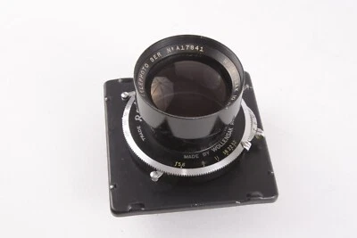 Wollensak 10" (254mm) f/5 Raptar Telephoto Lens in Rapax Shutter #Z-17841 - Image 1 of 4