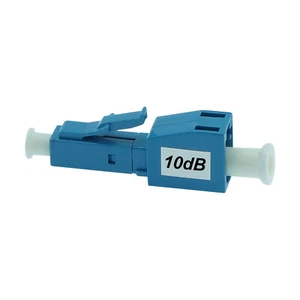 LC/UPC SM Attenuator F-M 10dB Plastic Blue - Picture 1 of 1