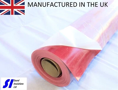 SOUND INSULATIONS LTD DeciLAM™ 1.2m x 1m 5Kg 3mm Self Adhesive Mass Loaded Vinyl Deadening MLV Home