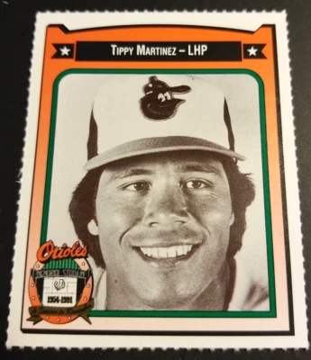 Tippy Martinez Baltimore Orioles 1991 Crown Gasoline #281 Baseball Card - Image 1 of 2