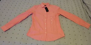 Neu mit Etikett Tommy Hilfiger Hemd klassische Passform Small rosa Damen - Bild 1 von 3