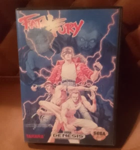 Sega Genesis Fatal Fury Box And Game - Picture 1 of 7