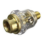 1/4 Zoll Mini Luftwerkzeug Ölschmierstoff Kompressor automatische Schmierung (golden)