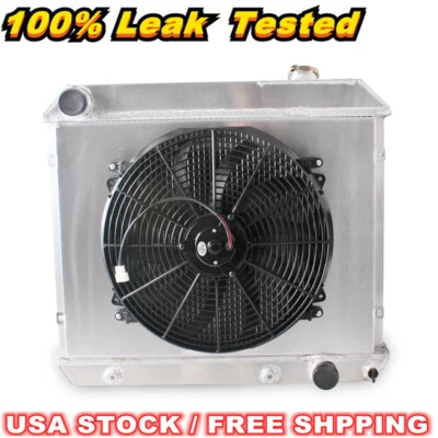 3Row Radiator&Fan For 1963-1966 Chevy GMC C/K 1961-1966 1965 Pontiac Bonneville - Изображение 1 из 4