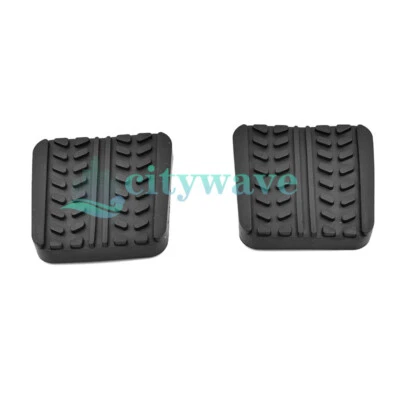2Pcs Brake Clutch Pedal Pad Covers Fits Mazda 323 626 929 B2200 B2600 MX-6 RX-7 Foto 1 de 4