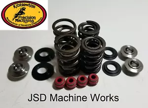 00-19 Suzuki DRZ400 Kibblewhite 0.440" Lift Dual Spring Kit Retainer Guide Seals - Picture 1 of 1