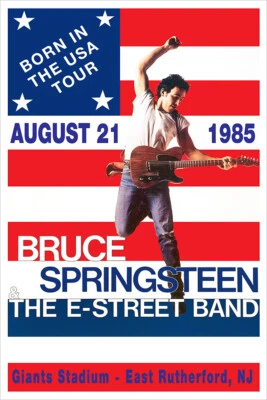 Bruce Springsteen concert poster reprint - Image 1 of 2