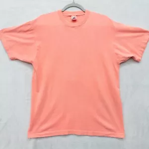 Camiseta Vintage Fruit of the Loom Blank Talla XL (Se Ajusta a Grande) Hecha en EE. UU. - Leer - Imagen 1 de 5