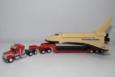 B64 1:50 SIKU 4016 CAMION RIMORCHIO MACK PETERBILT SPACE SHUTTLE EXC. COND. - Immagine 1 di 4