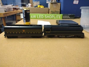 S Scale American Models Pennsylvania 4-6-2 K4 DC/Hi-rail W/Chug, Smoke - Picture 1 of 15