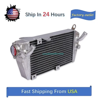 All Aluminum Radiator For Kawasaki KLR650 1987-2001 2006-2007 - Imagem 1 de 4