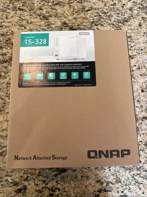 QNAP TS-328 NAS Storage System 3-Bay New in Box - Image 1 of 3