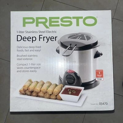 Fritadeira elétrica Presto 05470 aço inoxidável prata 1 litro - Imagem 1 de 4