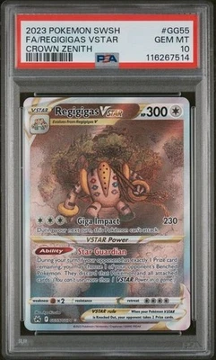 Regigigas VStar GG55/GG70 Pokemon PSA 10 GEM MT Crown Zenith Galarian Gallery - Image 1 of 2