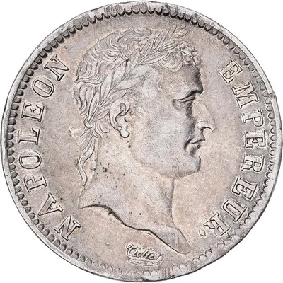 [#138140] Francia, Napoleón I, 1 Franco, 1808, París, Plata, EF, Gadoury:446 Foto 1 de 2