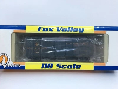 HO Fox Valley Models Baltimore & Ohio 40’ Round Roof Wagontop Boxcar B&O #1937 - Image 1 of 4