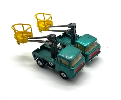 Corgi Toys Jeep PC 150 Förderkorbfahrzeuge 2 Stück ### Vintage ### - Bild 1 von 4