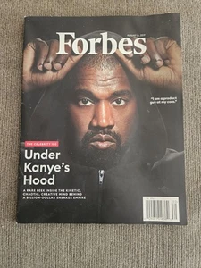 FORBES Magazine Under Kanye West Hood Aug. 2019 Pre-Cancellation ULTRA RARE!๐ฐ๐ฃ - Picture 1 of 5