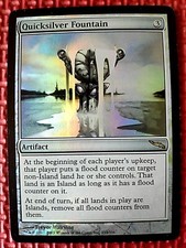 MtG Foil QUICKSILVER FOUNTAIN 233/306 Mirrodin MRD Ships WORLDWIDE Magic MP+