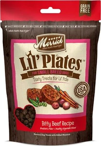 Merrick Lil’ Plates Grain Free Small Dog Treats, Natural 5 Ounce (Pack of 1) - Picture 1 of 11
