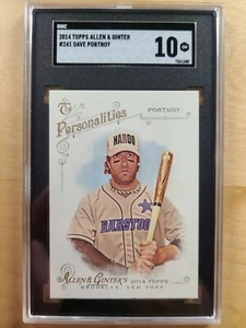 2014 Topps Allen & Ginter Dave Portnoy #241 Barstool Sports SGC 10 GEM MINT - Picture 1 of 2