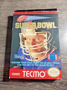 Tecmo Super Bowl (Nintendo NES, 1991) BOX ONLY (NO GAME OR MANUAL) Authentic - Picture 1 of 9