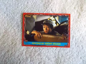 Topps Heritage 2008: Indiana Jones "DRIVEN BY SHORT ROUND" #30 Trading Card - Picture 1 of 2